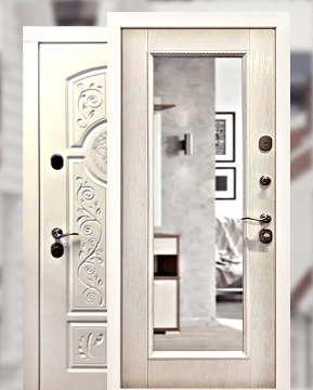 Двери с зеркалом Двери с зеркалом