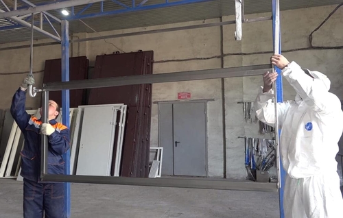 Короб перед покраской