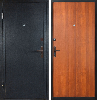 Дверь порошковое напыление с лаком с бронеконвертом и ламинатом Дверь порошковое напыление с лаком с бронеконвертом и ламинатом