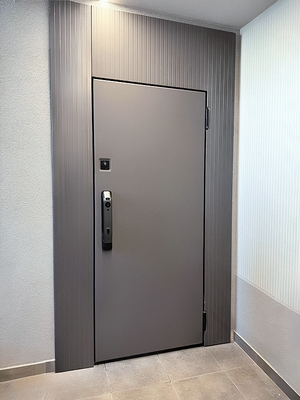 Дверь МДФ soft-touch с электронным замком Дверь МДФ soft-touch с электронным замком