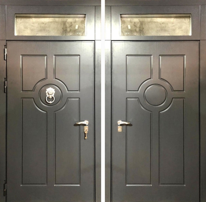 Дверь МДФ с двух сторон с фрамугой Дверь МДФ с двух сторон с фрамугой