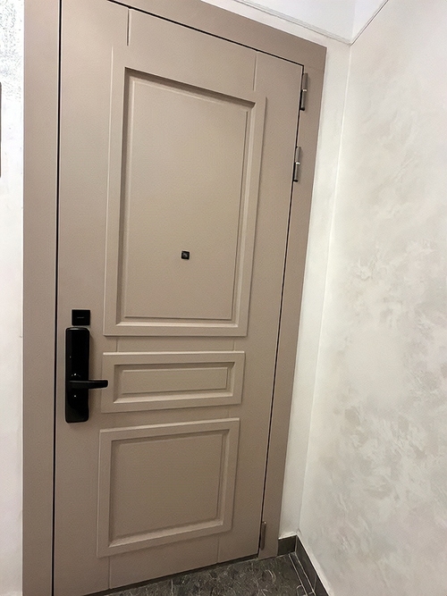 Дверь в квартиру с биометрическим замком