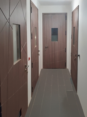 Двери с остеклением в коридоре Двери с остеклением в коридоре