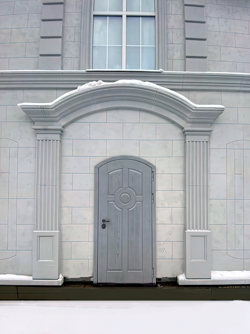 Глухая арочная дверь Глухая арочная дверь