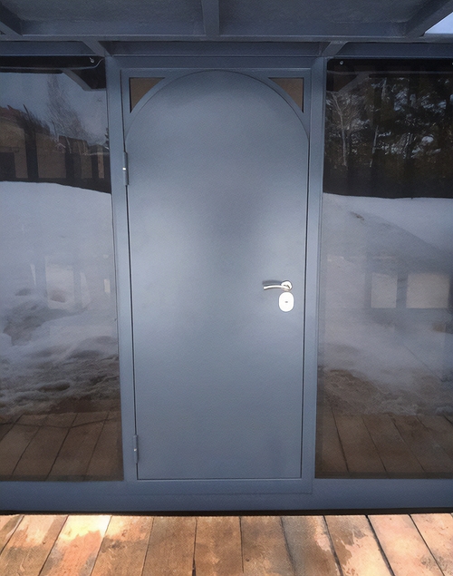 Порошковая стальная дверь