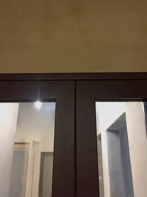 Створки двупольной остекленной двери (ЖК «Настоящее»)