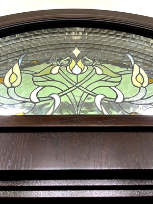 Витражное оформление на стеклопакете