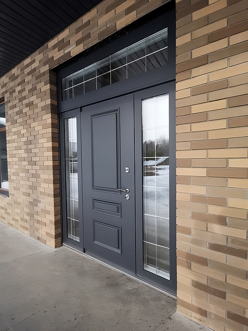 Входная группа с металлобагетом и МДФ