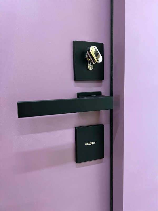 Замок и ручка, вид изнутри Замок и ручка, вид изнутри